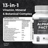 Nutripact Alpha Pact testosterone booster 60 capsules - British product