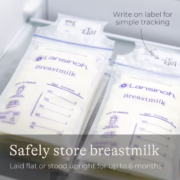 Lansinoh breastmilk storage bags 50ct pouches, UK version