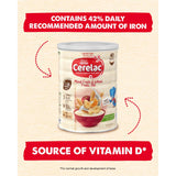 Cerelac baby cereal mixed fruits and wheat 1kg, UK version