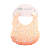 Ziggle Catch It Silicone Bib Pink Bunnies One Size (British brand)