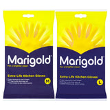 Marigold Extra Life Kitchen Gloves 6 Pack, imported from the UK