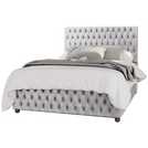 LLB Seren Velvet Ottoman Bedframe Silver Small Double, UK version