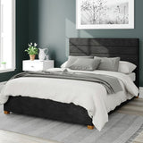 Aspire Double Ottoman Bedframe in Charcoal - British product