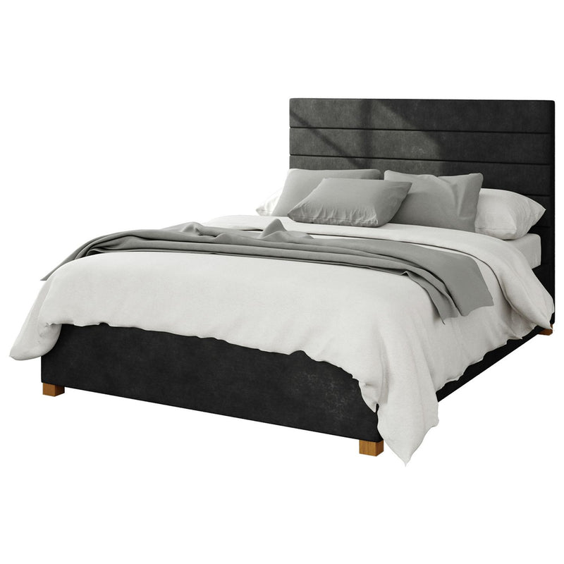 Aspire Double Ottoman Bedframe in Charcoal - British product