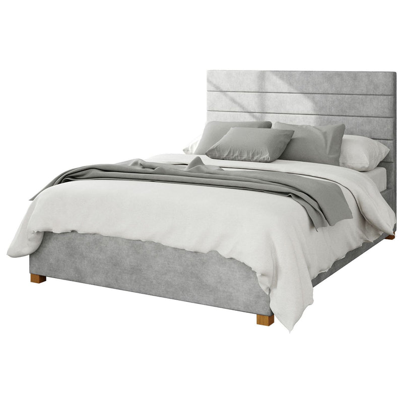 Aspire Ottoman Bedframe Silver Double - British product