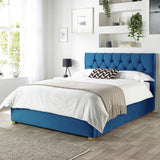 CL Boutique Double Ottoman Bedframe in Navy - British product