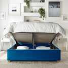 CL Boutique Double Ottoman Bedframe in Navy - British product