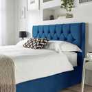 CL Boutique kingsize ottoman bedframe in navy - British product