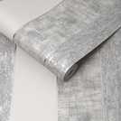 Superfresco Milan Stripe Silver wallpaper 52cm x 10m roll (British brand)