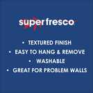 Superfresco Milan Stripe Silver wallpaper 52cm x 10m roll (British brand)