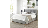 CL Soho Twill Superking Ottoman Bedframe Grey