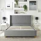 CL Soho grey Superking ottoman bedframe - British product
