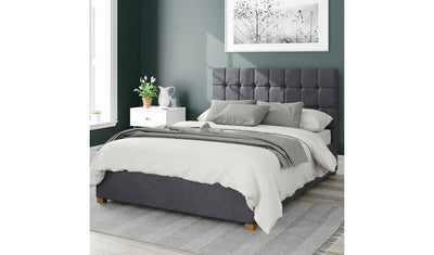 Argos Aspire Sinatra Velvet Double Ottoman Bed Frame - Steel- Buy online at McGrocer