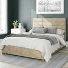Aspire Double Ottoman Bedframe in Beige - British product