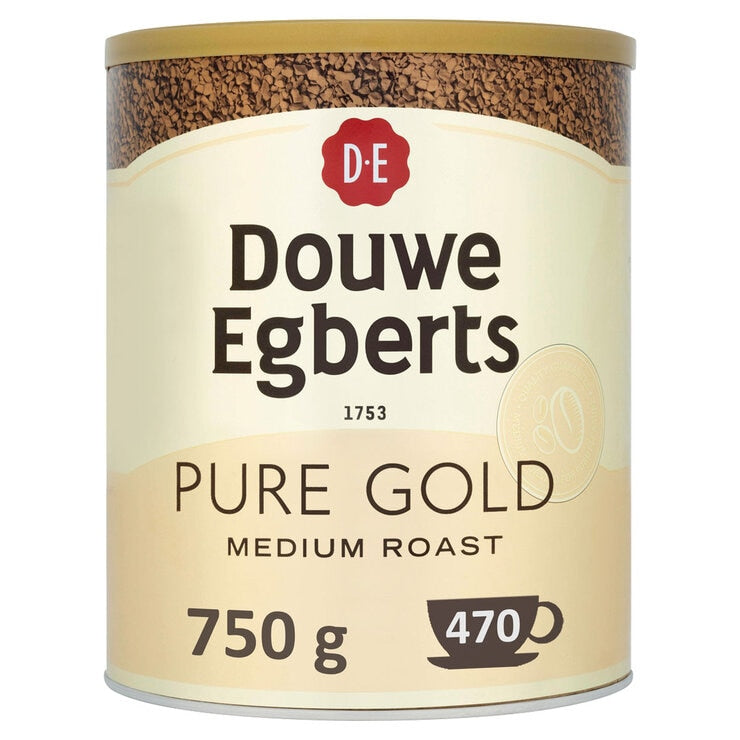 Douwe Egberts Pure Gold instant coffee 750g - British product
