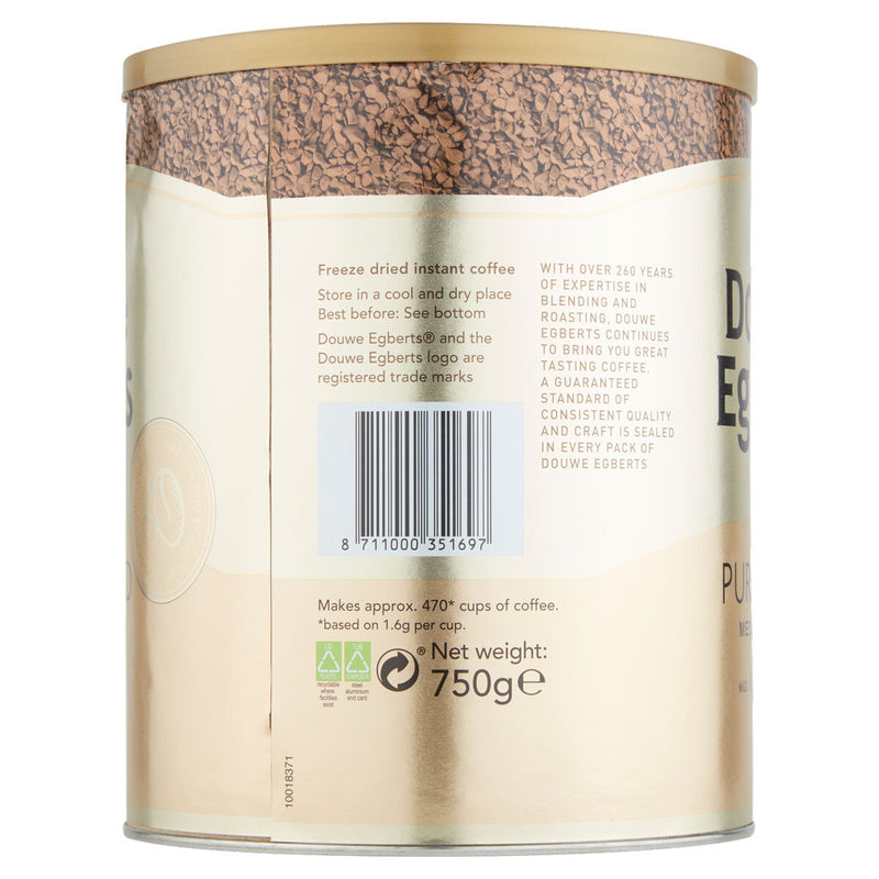 Douwe Egberts Pure Gold instant coffee 750g - British product