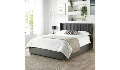 Argos CL Soho Twill Double Ottoman Bedframe Charcoal- Buy online at McGrocer