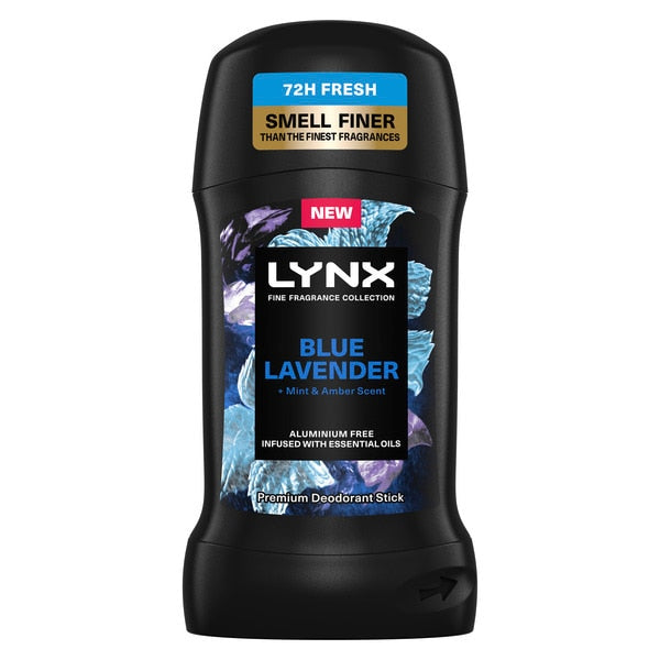 Lynx Fine Fragrance Blue Lavender deodorant stick 50ml, UK version