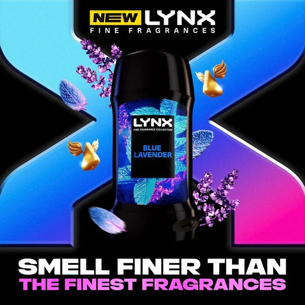 Lynx Fine Fragrance Blue Lavender deodorant stick 50ml, UK version