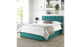 Argos CL Boutique Velvet Kingsize Ottoman Bedframe Emerald- Buy online at McGrocer