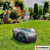 Gardena Sileno Minimo robotic lawn mower 250m², imported from the UK