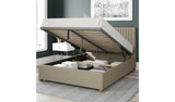 Aspire Double Ottoman Bedframe Natural - British product