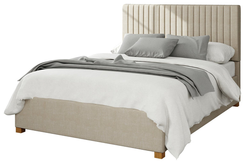 Aspire Kingsize Ottoman Bedframe in Cream - British product