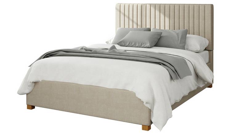 Aspire Kingsize Ottoman Bedframe in Cream - British product