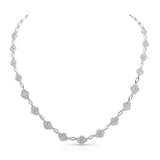 Costco UK Round Brilliant Cut Diamond Necklace 5.58ctw 18ct White Gold- Buy online at McGrocer