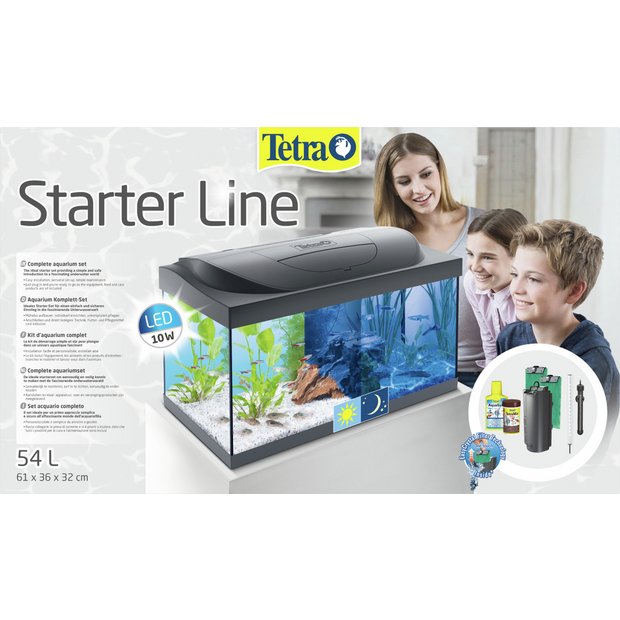 Tetra Starter Line 54L LED Fish Tank complete kit, imported from the UK