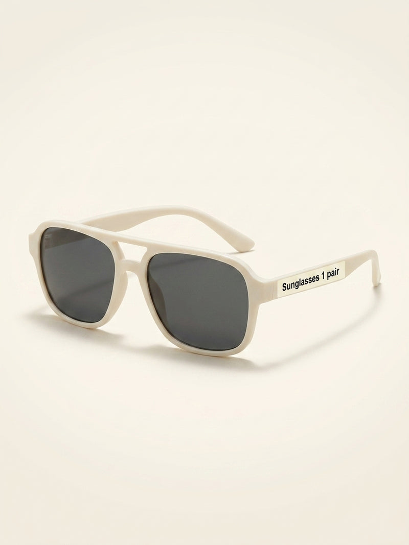 Prada polarized square men's sunglasses black grey (British brand)