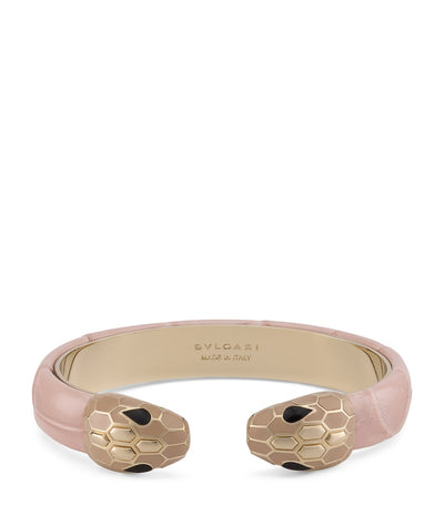 Harrods Bvlgari Serpenti Forever Galuchat Leather Bangle 16.5cm- Buy online at McGrocer