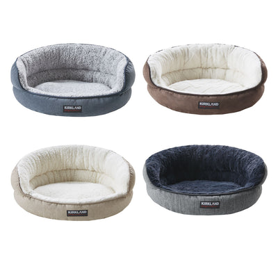 Costco UK Kirkland Signature Bolster Cuddler Dog Bed in 4 Options- Buy online at McGrocer