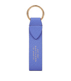 Smythson Panama keyring in calfskin leather (British brand)