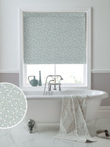 Next Laura Ashley Duck Egg Campion Made to Measure 100% Cotton Roman Blinds- Buy online at McGrocer