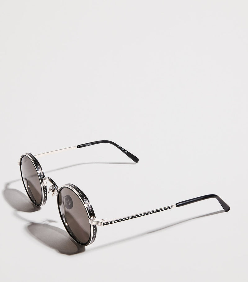 Matsuda M3100 round sunglasses handcrafted titanium, UK version