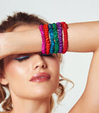 SILKE mulberry silk hair ties set of 6 (British brand)