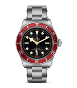 Harrods Tudor Stainless Steel Black Bay Watch 41mm- Buy online at McGrocer