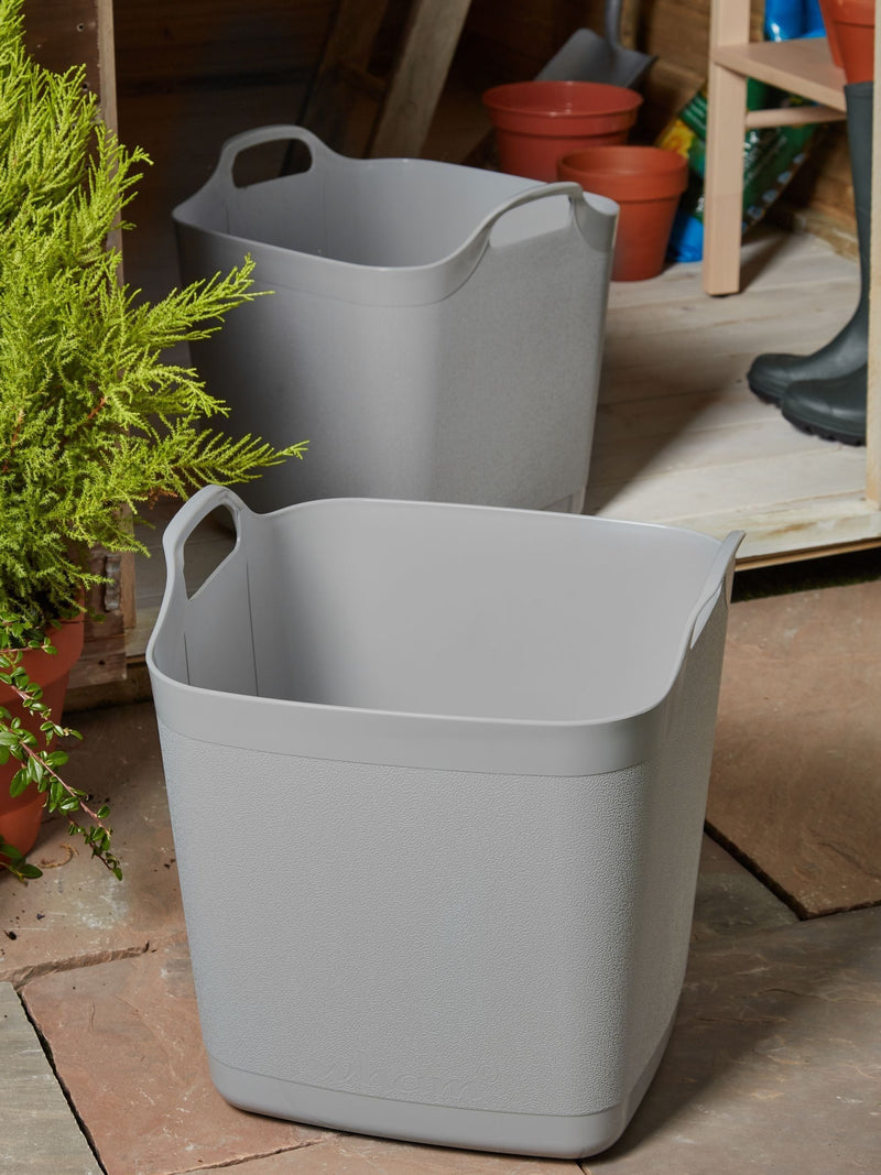 Wham storage tubs grey 25 litre, UK version
