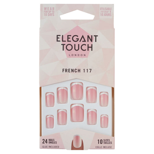 Elegant Touch London 24 French 117 Nails GOODS ASDA   