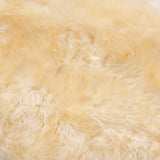 Bowron lambskin baby rug neutral 80x55cm - British product