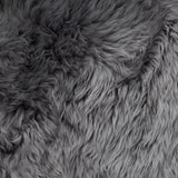 Bowron double-sided sheepskin cushion Dover Grey 35x35cm, UK version