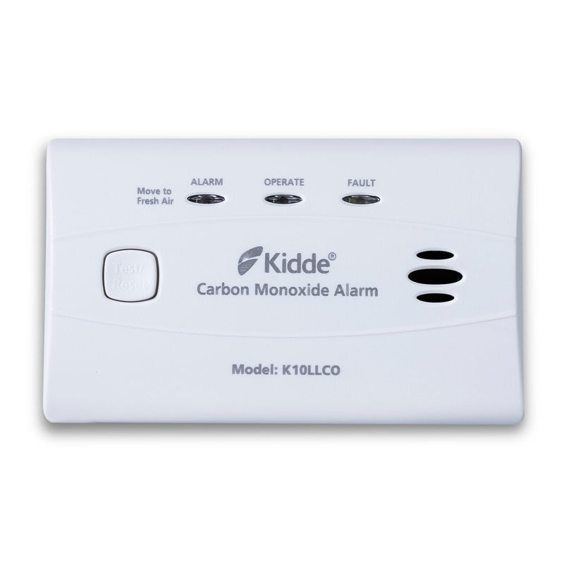 Kidde carbon monoxide alarm with 10 year battery, imported from the UK