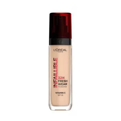 Superdrug L'Oreal Paris Infallible 32H Fresh Wear Foundation Shade 132 Liquid Makeup- Buy online at McGrocer