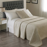 Costco UK Paoletti Brooklands Champagne Quilted King Bedspread, 240 x 250 cm- Buy online at McGrocer