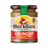 Holland & Barrett Meridian Organic Crunchy Peanut Butter 280g- Buy online at McGrocer