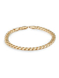 Beaverbrooks gold-plated men's curb bracelet 20cm - British product