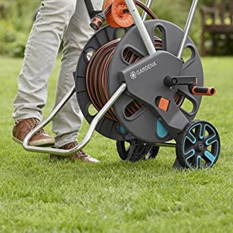Gardena CleverRoll L hose trolley set 50m - British product