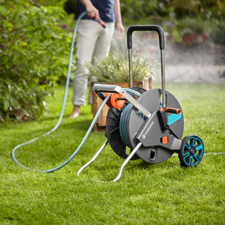 Gardena CleverRoll L hose trolley set 50m - British product