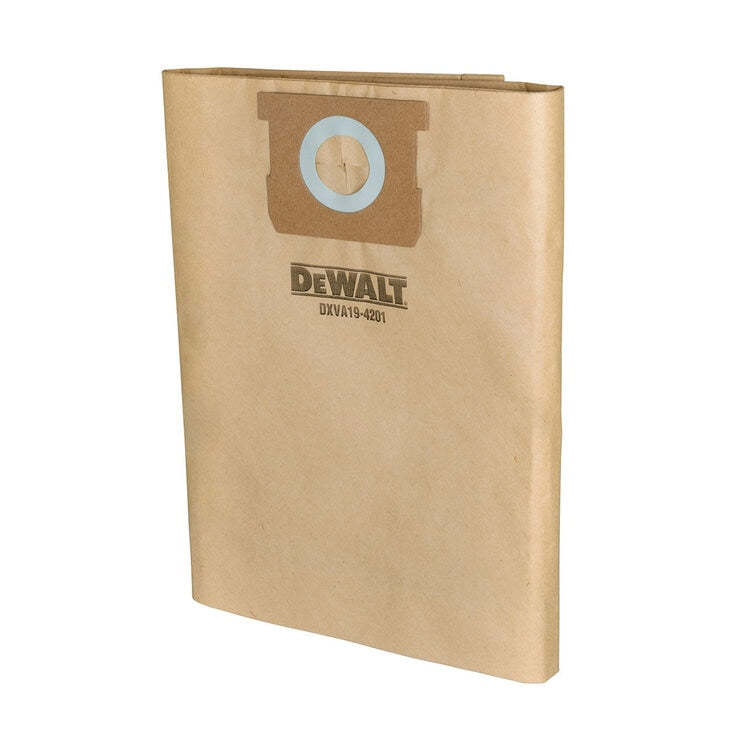 DEWALT vacuum filter bags 3-pack, imported from the UK